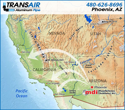 California Transair Aluminum Pipe