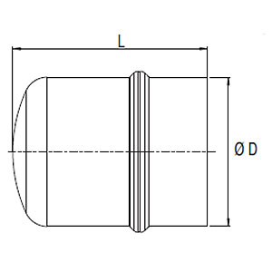 End Caps dimensions