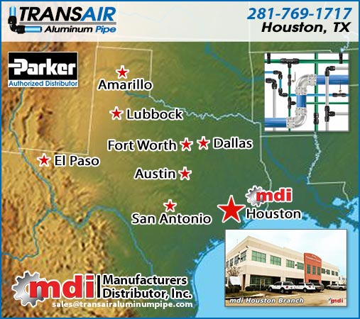 Houston Transair Aluminum Pipe