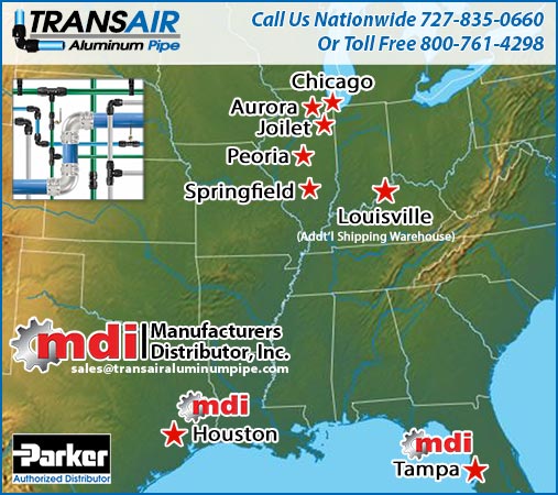 Illinois Transair Aluminum Pipe