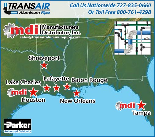 Louisiana Transair Aluminum Pipe