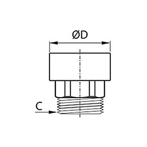 Dimenions for stud nuts